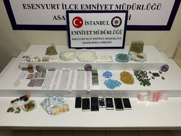 Esenyurt'taki uyuşturucu operasyonunda 4 gözaltı
