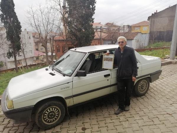 75 yaşında ilk cezasını yedi, çerçeveletti