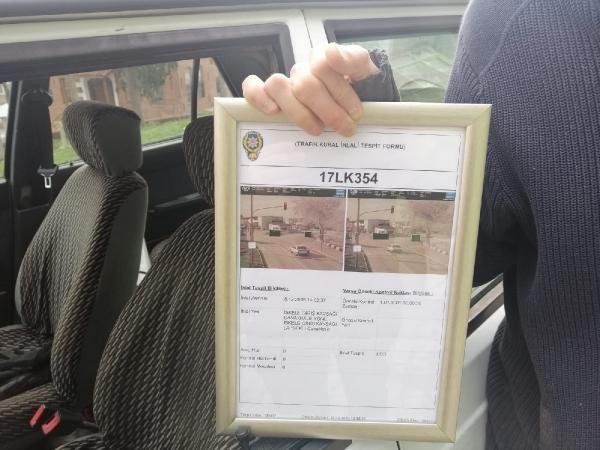 75 yaşında ilk cezasını yedi, çerçeveletti
