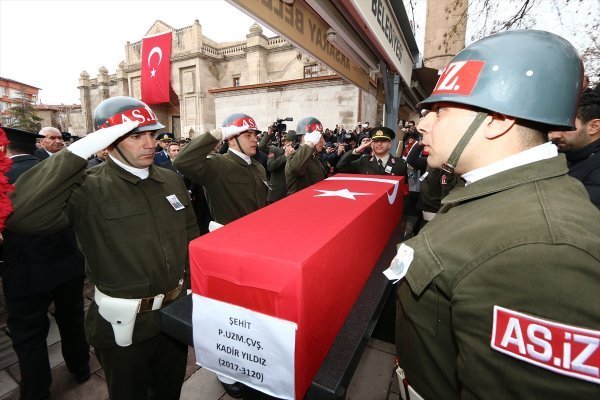 Aksaray şehidini uğurladı
