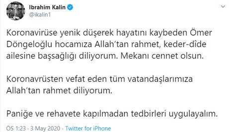 Son dakika haberi: Ömer Döngeloğlu koronavirüsten hayatını kaybetti